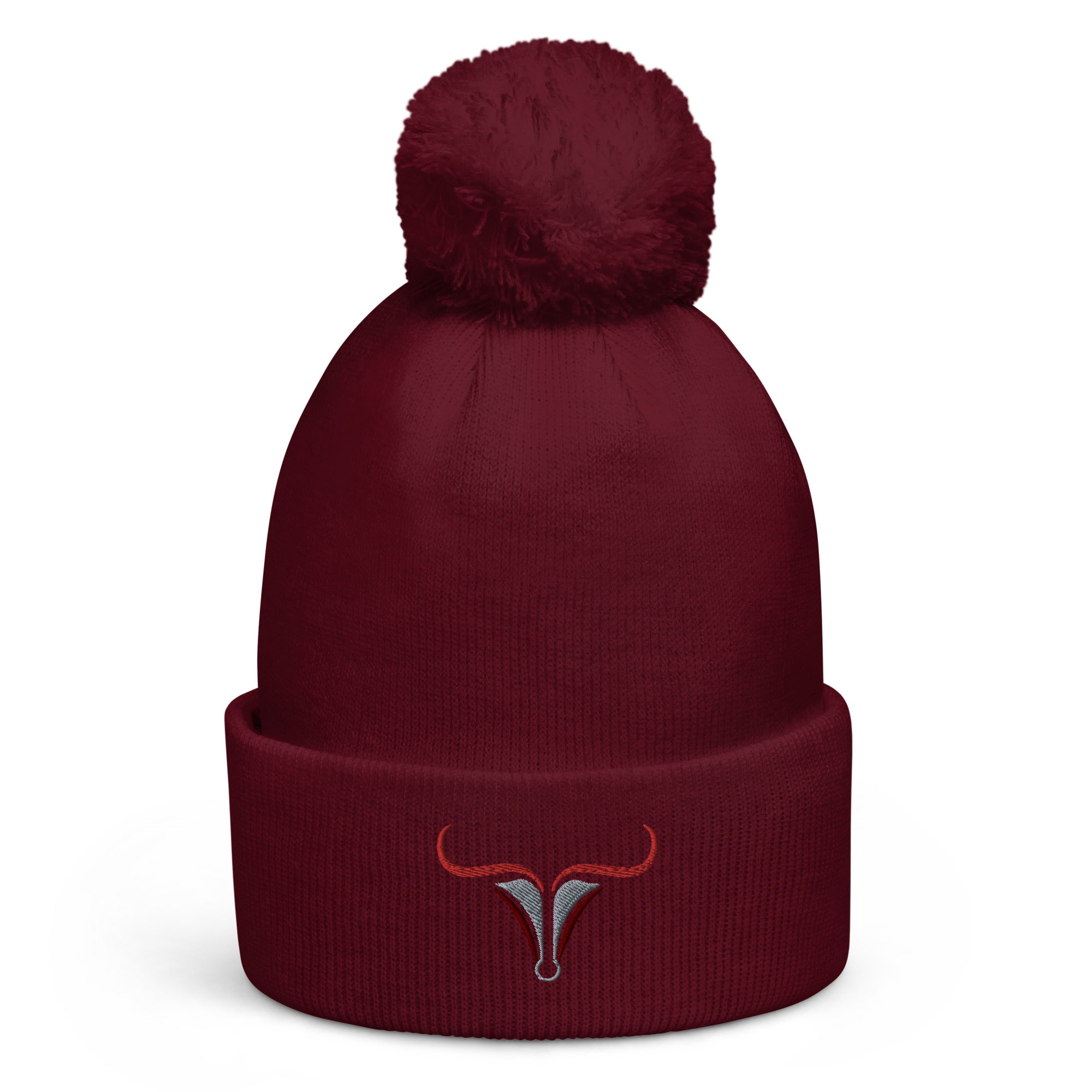 Taurus Pom Pom Beanie Hat
